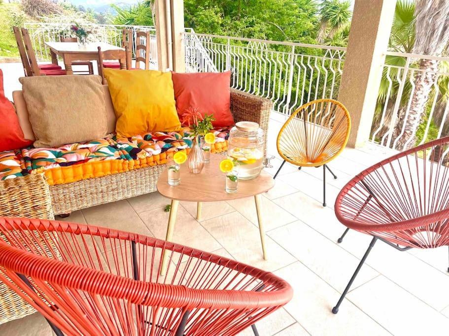 Villa Proche Ajaccio Et Mer Exclusive 2 A 10 Voyageurs Bastelicaccia Exterior foto